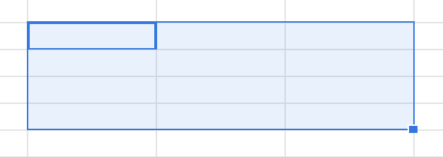 Highlighting cells on Google Sheets